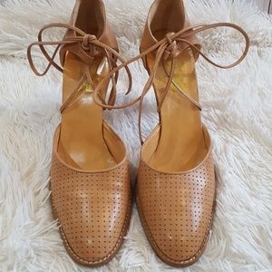 Campione leather heeled sandals